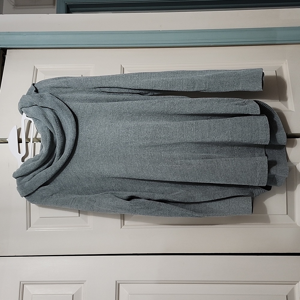 Barefoot Dreams Light Gray Cowl Neck Women's Sweater